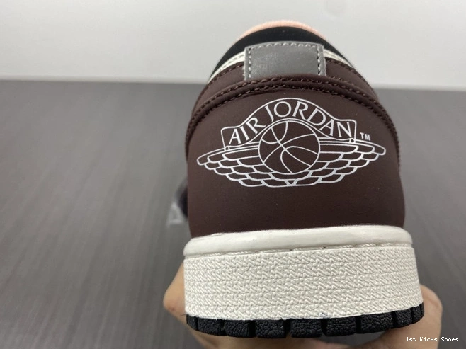 1st Kicks Shoes Air 1 Low DC6991-200 Mocha Jordan 0701